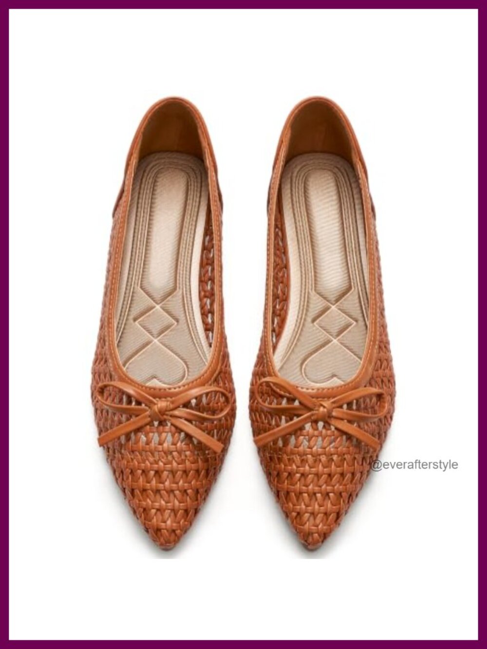 Woven Ballet Flats Women Comfortable Breathable Dressy Slip-On Shoes